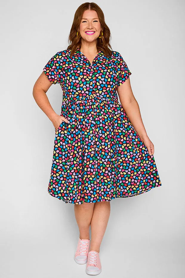 Frankie Love Candy Black Dress