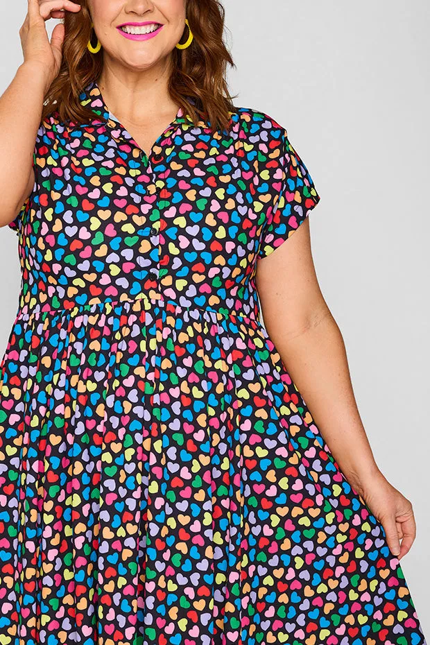 Frankie Love Candy Black Dress