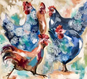 Free ranging - art print