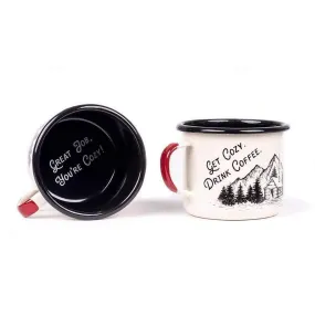 Get Cozy Enamel Mug