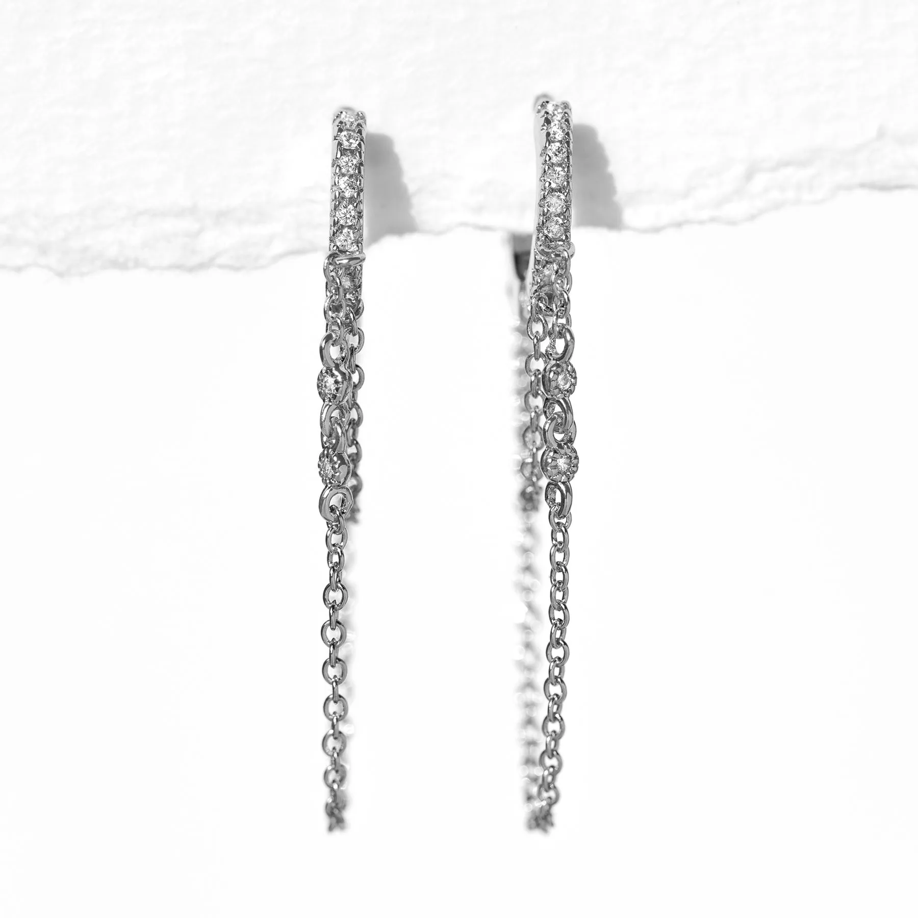 Getty Double Chain Hoops