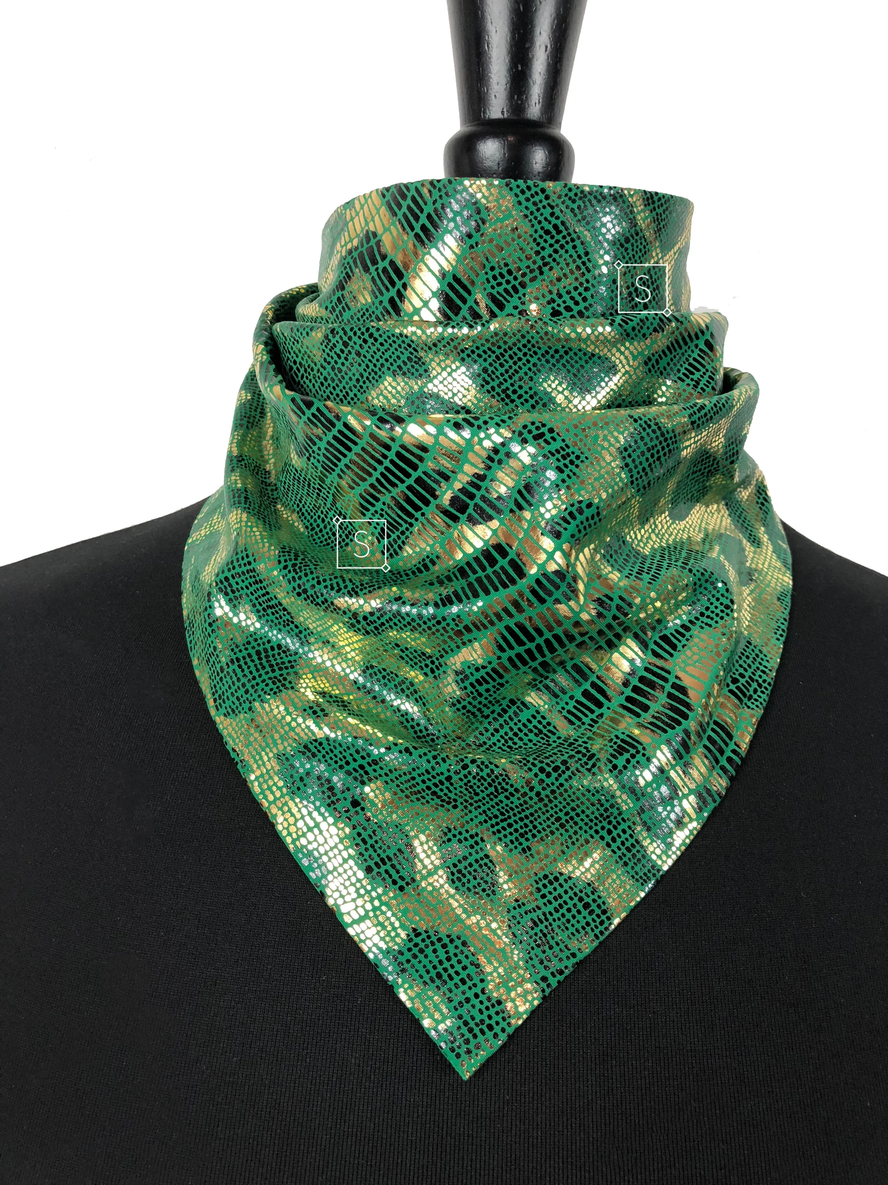 Green Cheetah Bandana