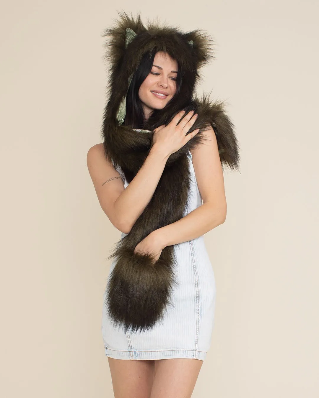 Green Garden Fox Collector Edition Faux Fur Hood | Women's