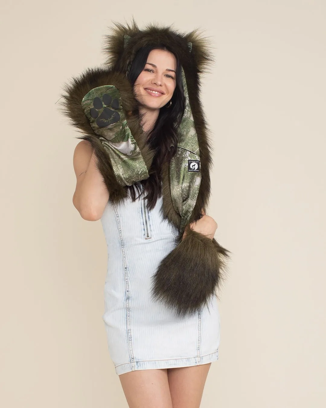 Green Garden Fox Collector Edition Faux Fur Hood | Women's