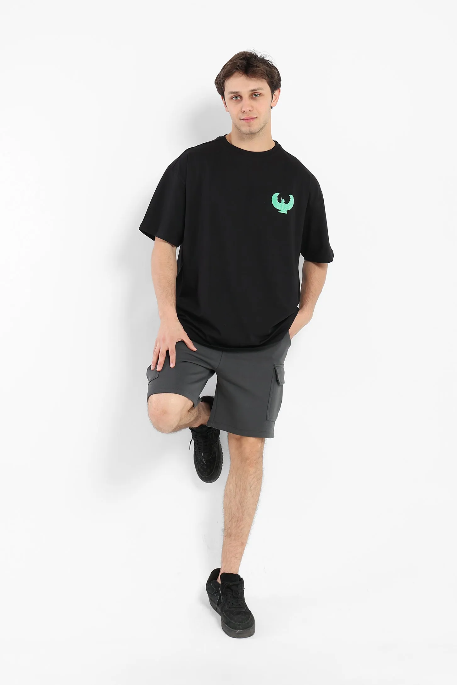 GREEN ISIS WINGS UNISEX TEE