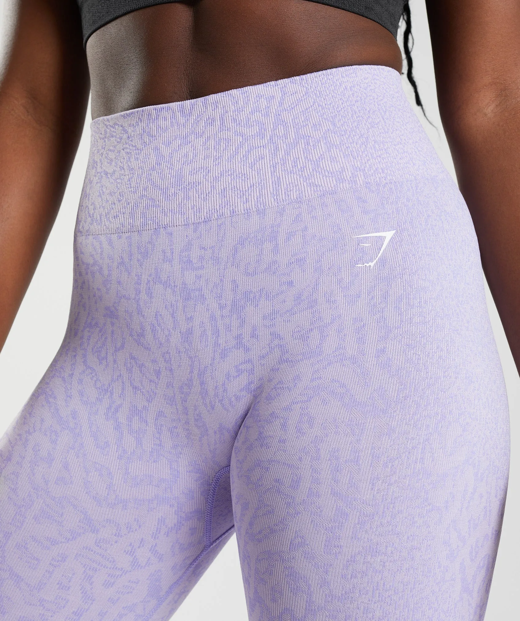 Gymshark Adapt Animal Seamless Leggings - Reef | Soft Lilac