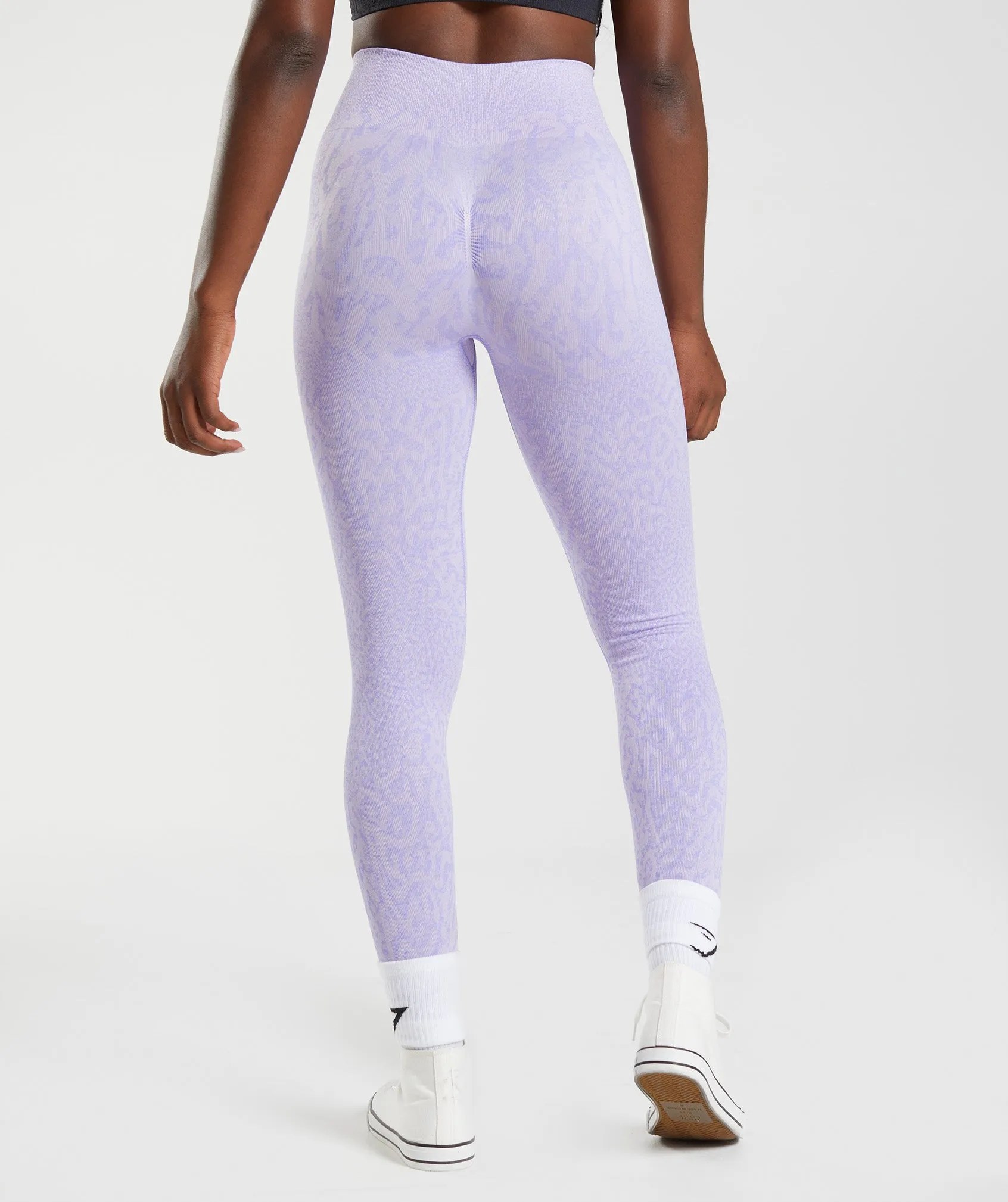 Gymshark Adapt Animal Seamless Leggings - Reef | Soft Lilac