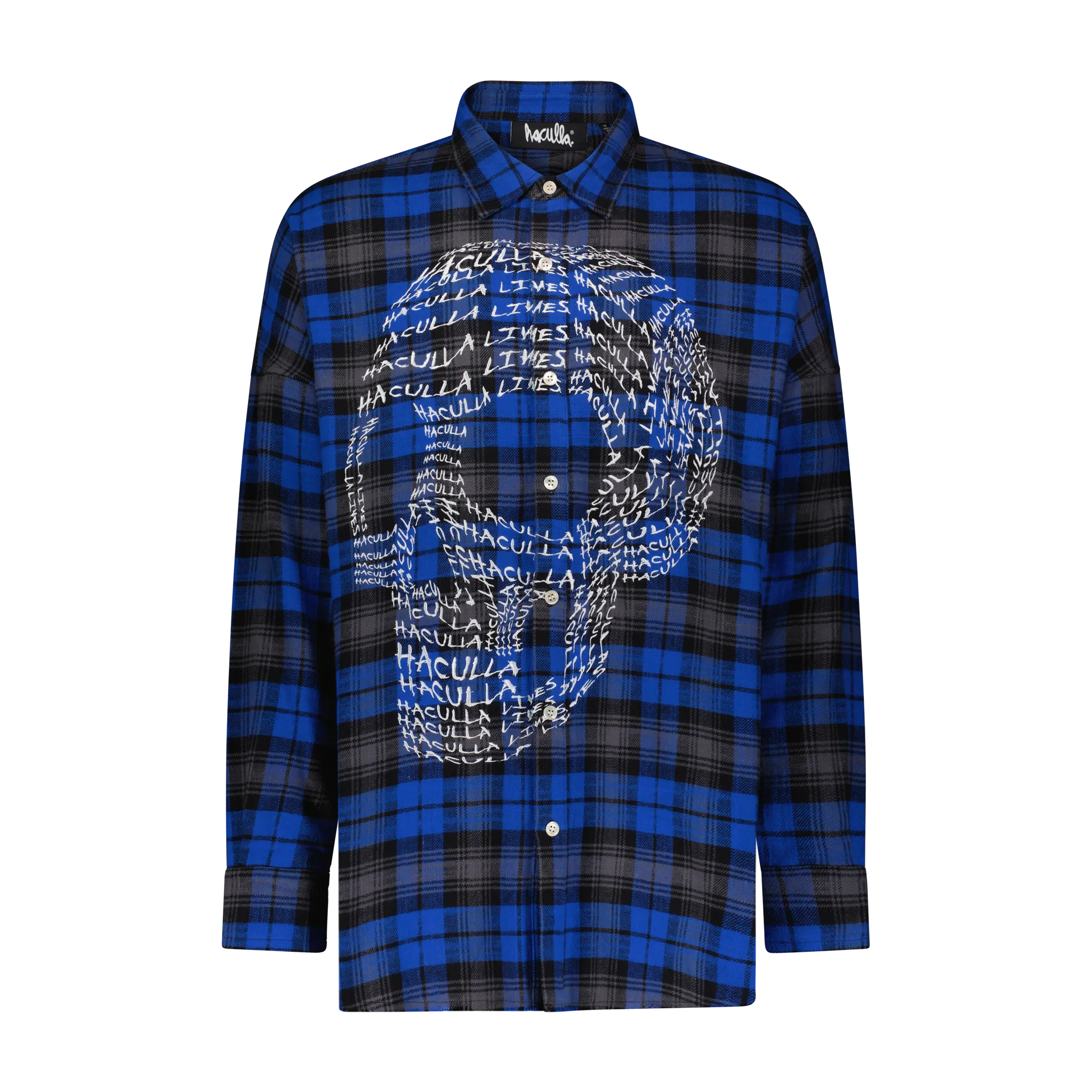 HACULLA LIVES SKULL WOVEN SHIRT