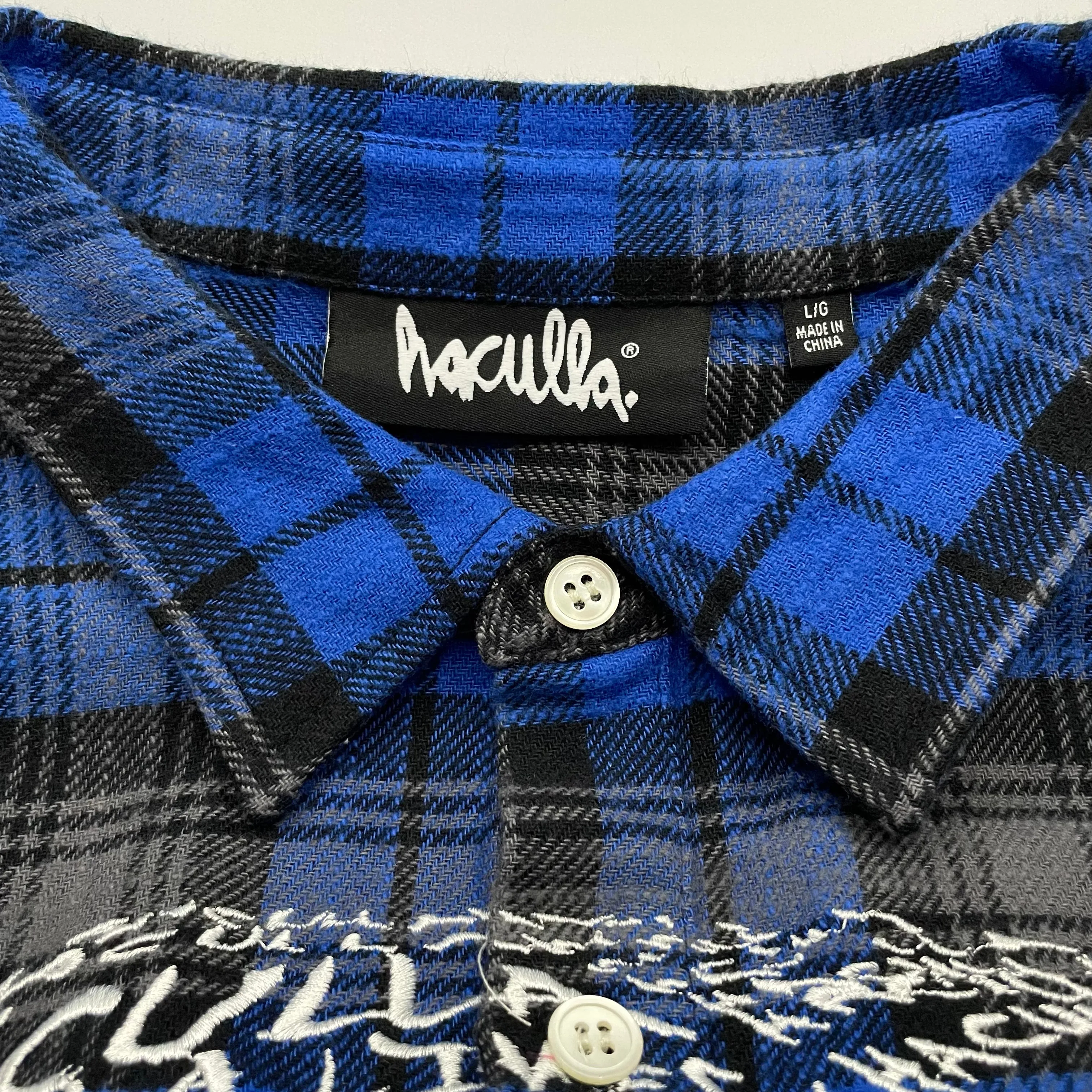 HACULLA LIVES SKULL WOVEN SHIRT