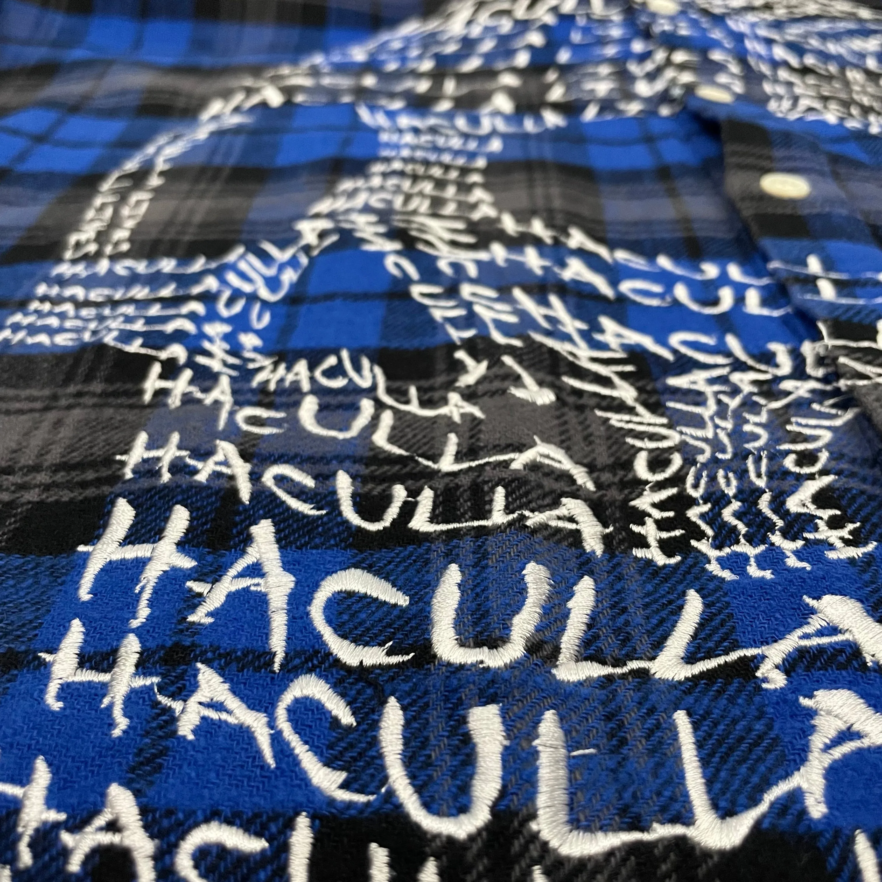 HACULLA LIVES SKULL WOVEN SHIRT