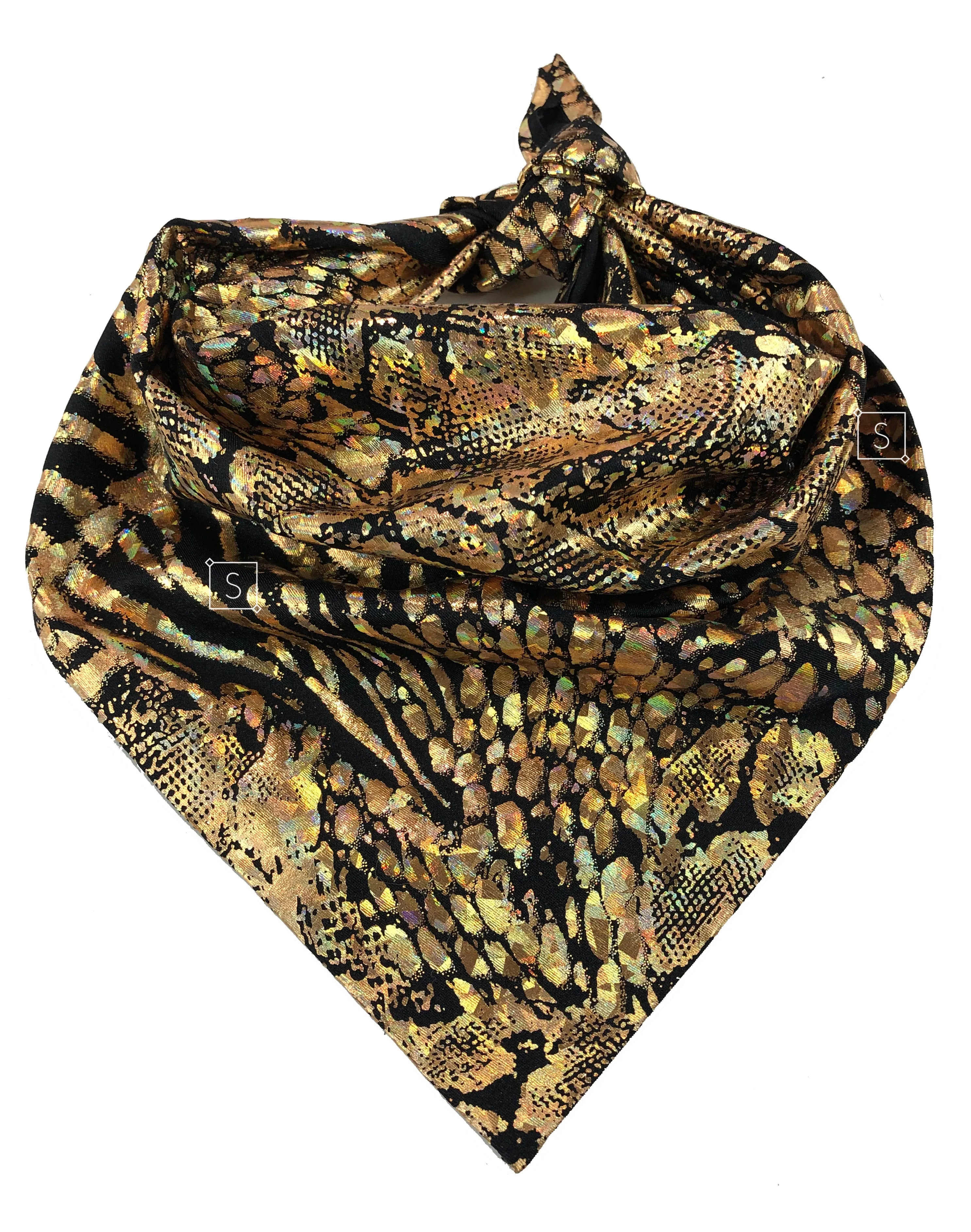 Holo Snake Skin  Bandana