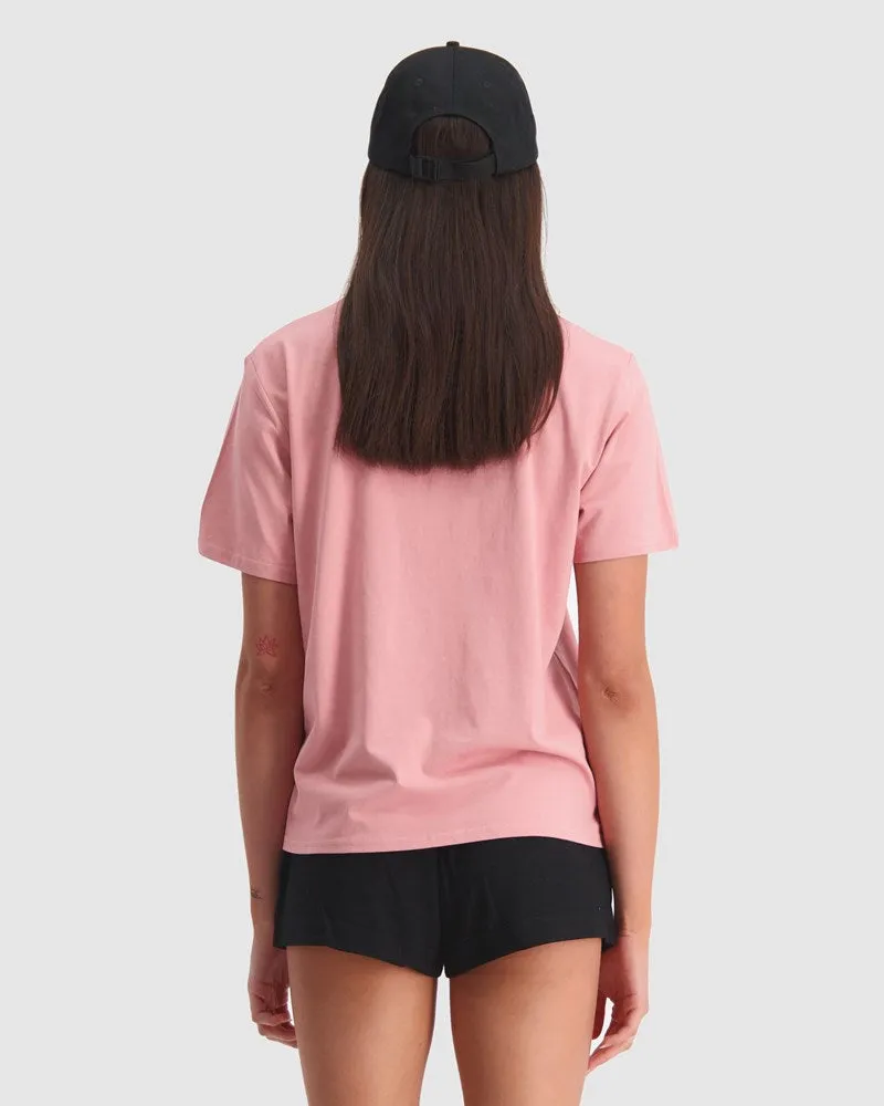 Huffer Stella Tee Slant Pink