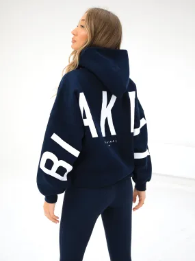 Isabel Oversized Hoodie - Navy Blue