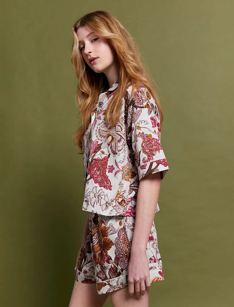 Karen Walker Edwardian Floral Boxer PJ Set