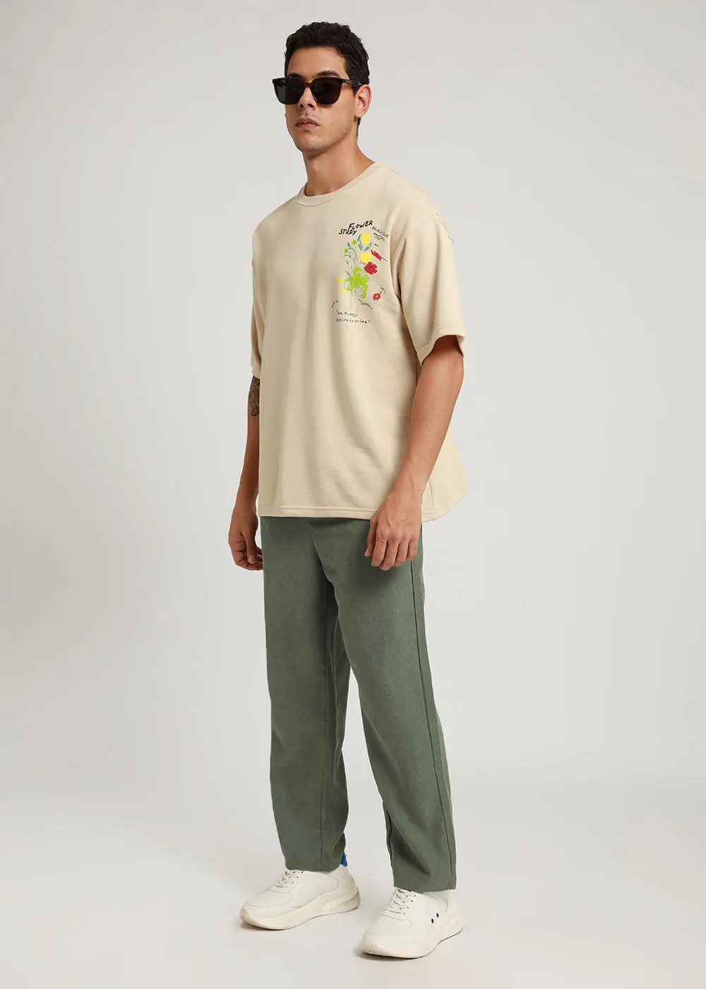 Kelly Green Pin Stripe Corduroy Pant