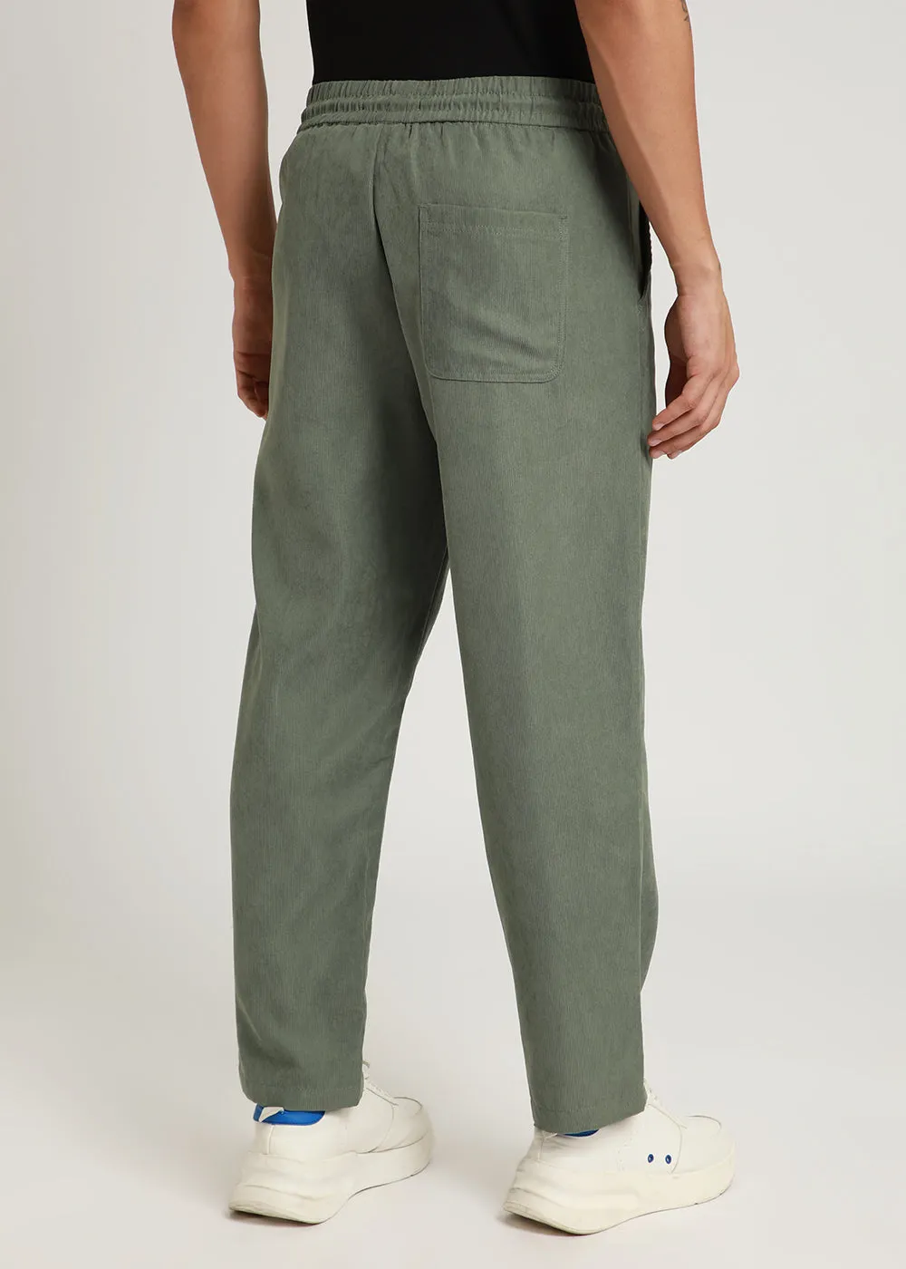 Kelly Green Pin Stripe Corduroy Pant