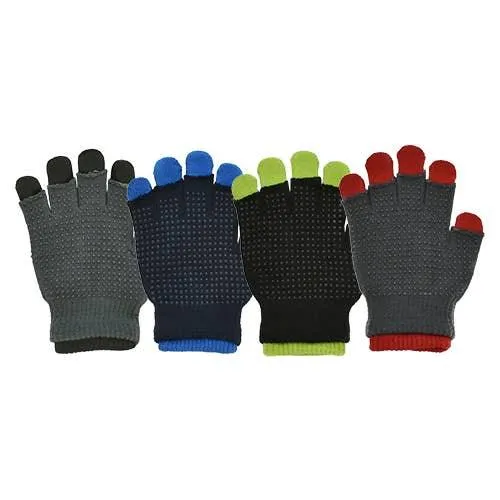 Kids 2-in-1 Knit Stretch Gloves