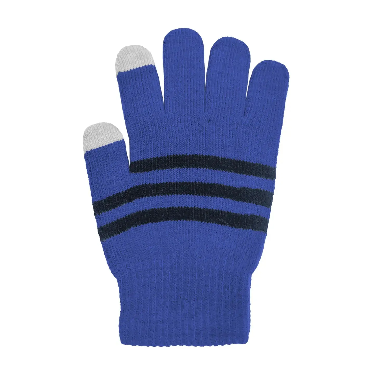 Kids Touchscreen Striped Stretch Gloves