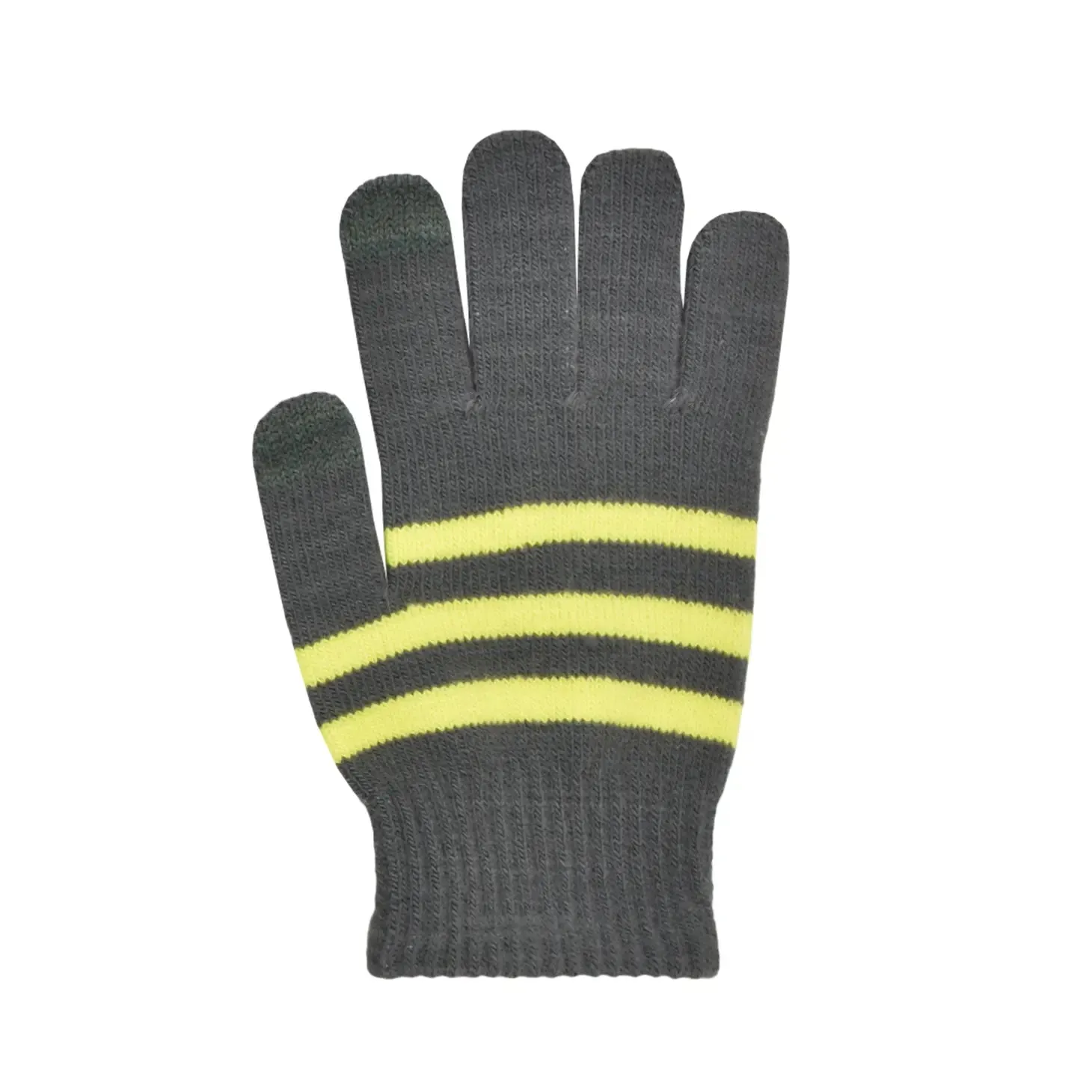 Kids Touchscreen Striped Stretch Gloves