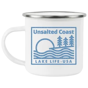 Lake Life Enamel Camping Mug