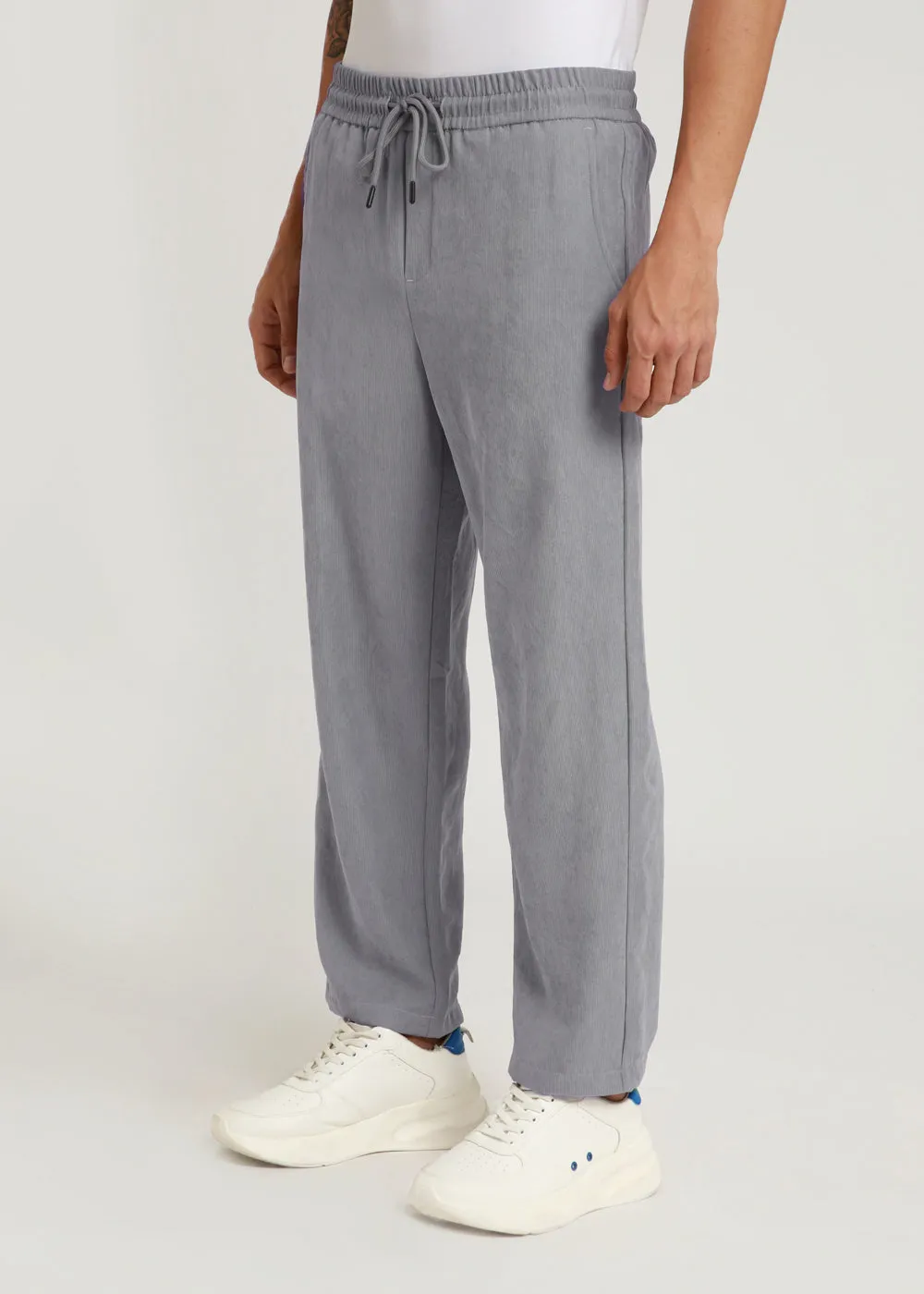 Lavender Pin Stripe Corduroy Pant