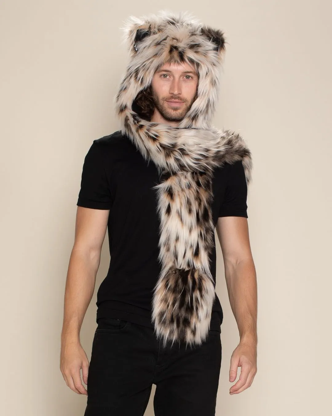 Lil' Cheetah Faux Fur Hood | Men's