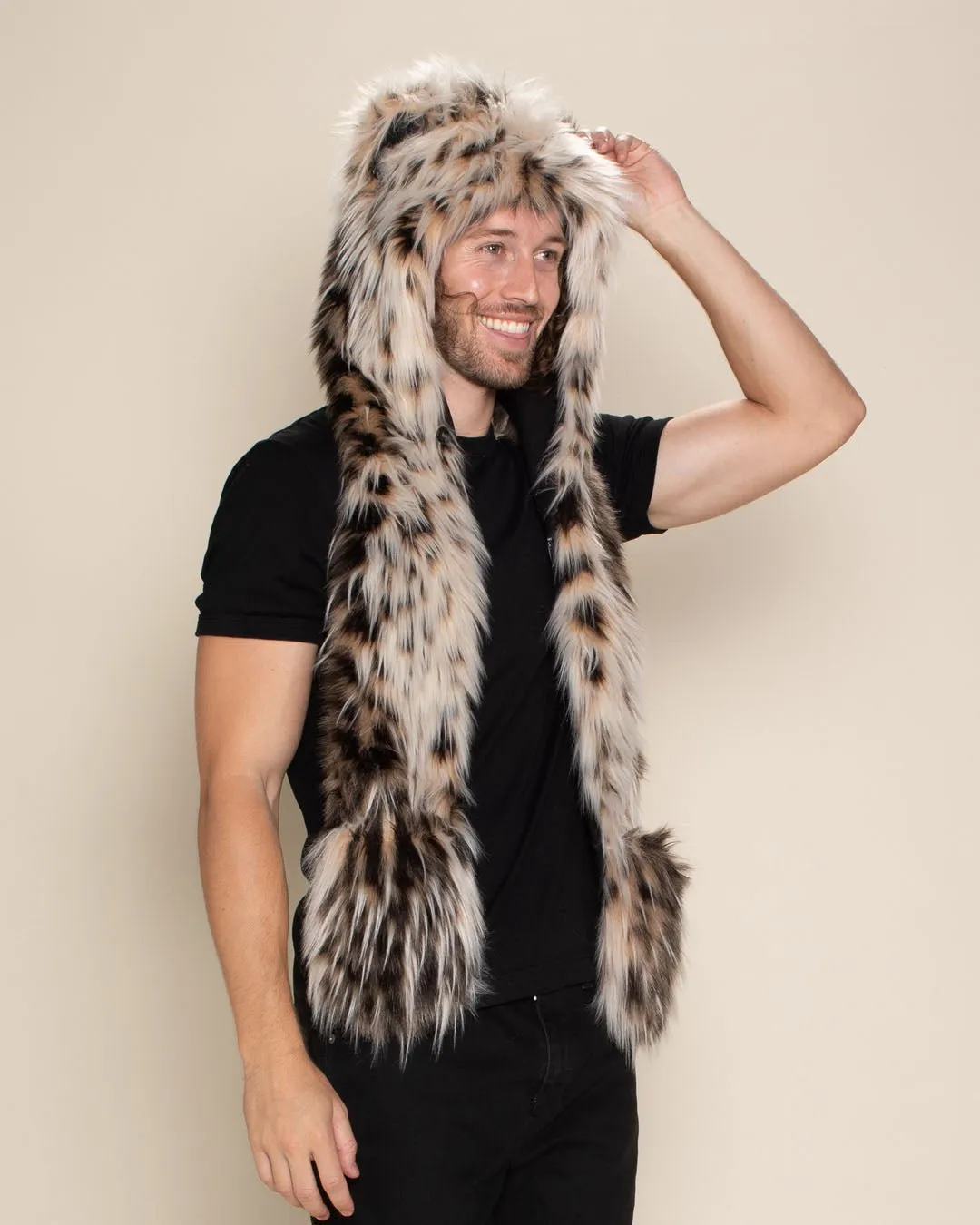 Lil' Cheetah Faux Fur Hood | Men's