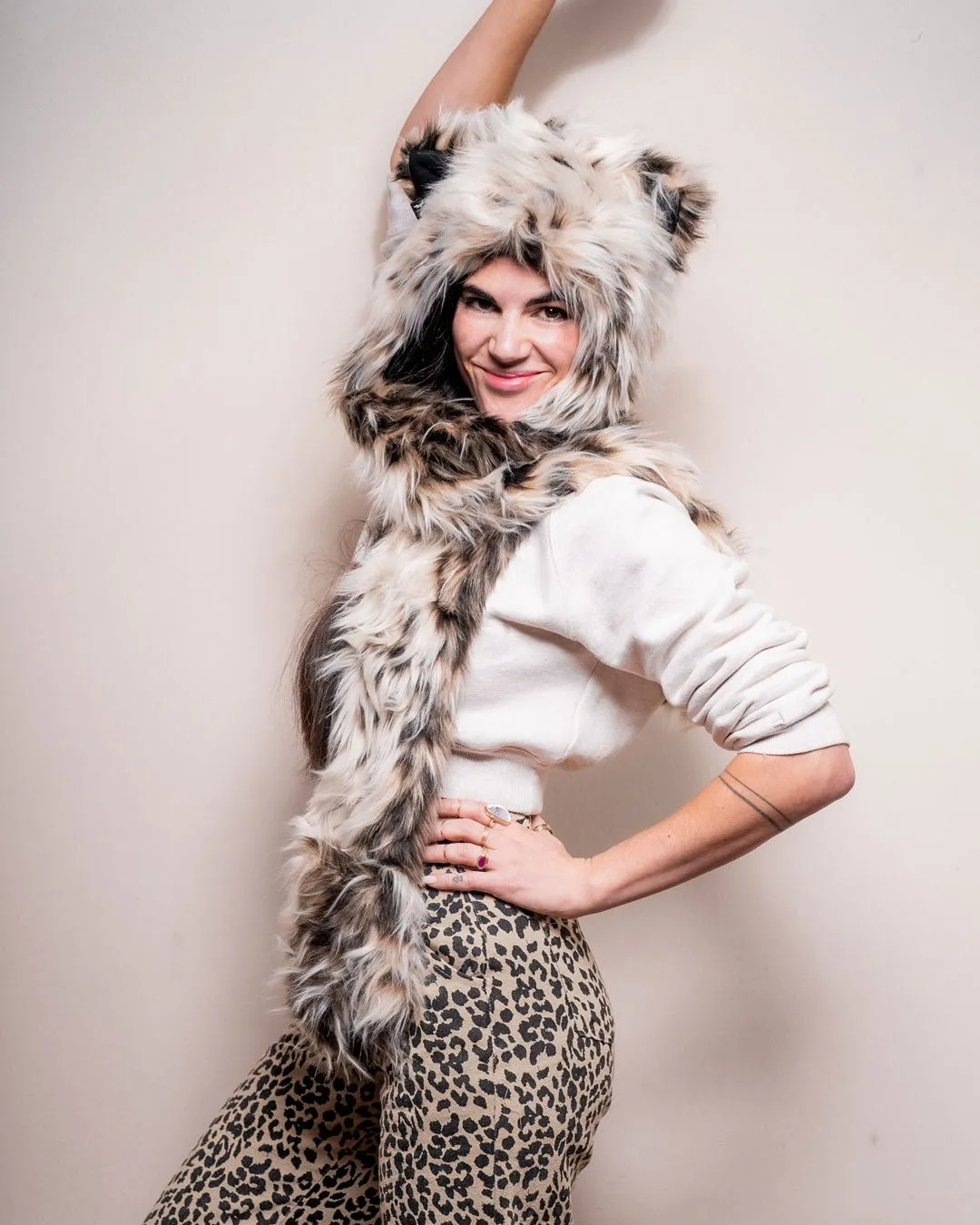 Lil' Cheetah Faux Fur Hood | Women's