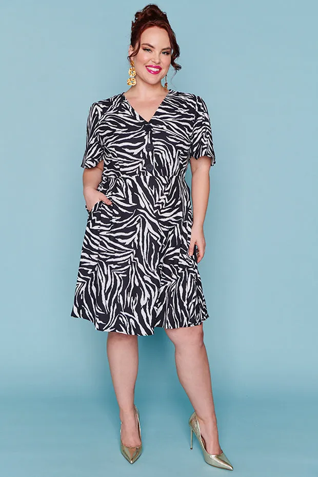 Logan Zebra Dress