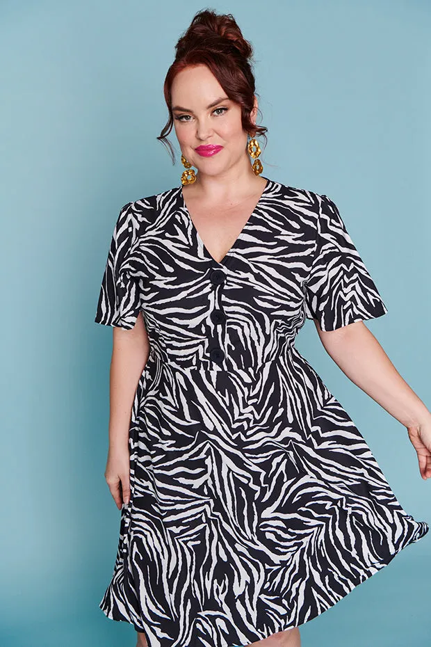 Logan Zebra Dress