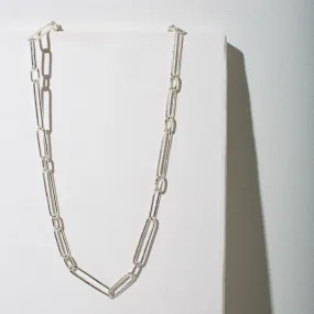 Loop Link Necklace - Sterling Silver