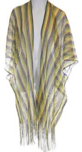 Mardi Gras Shimmering Pancho