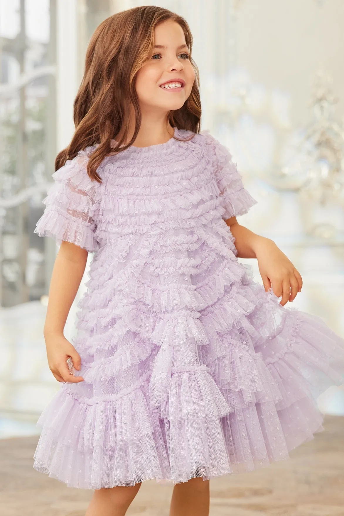 Marilla Ruffle Kids Dress