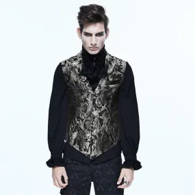 Men's Goth Brocade Waistcoat