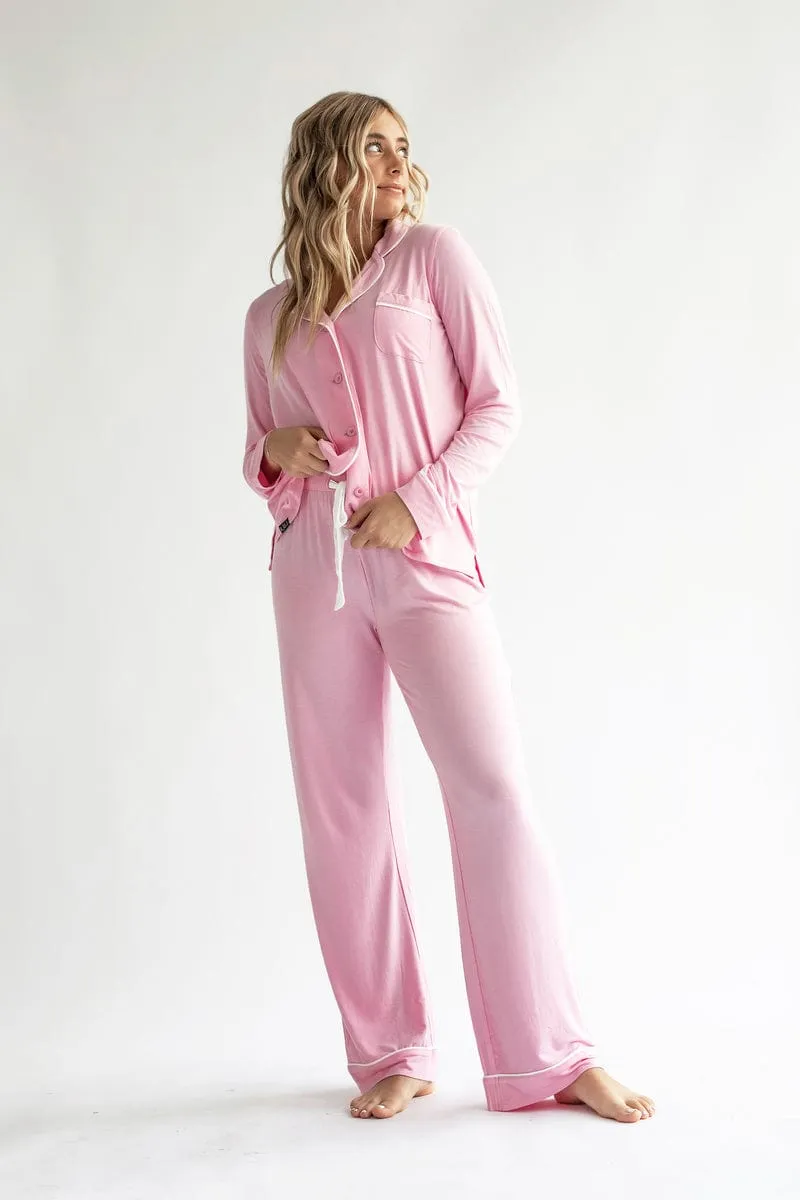 Middle of the Night Pajamas - Light Pink - Final Sale