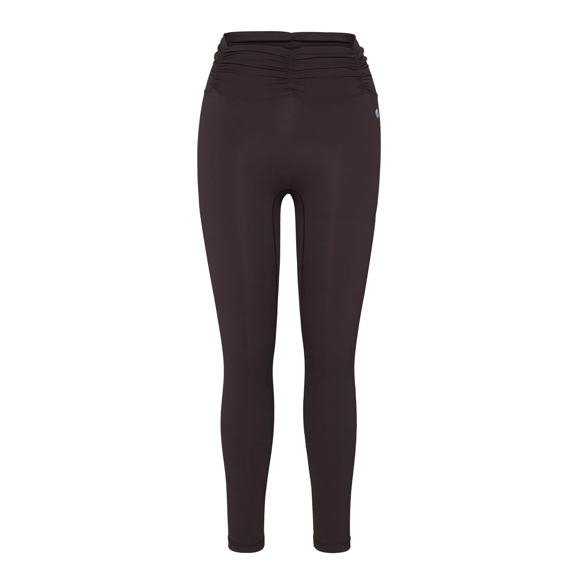 Mocha Ruched Waist Leggings