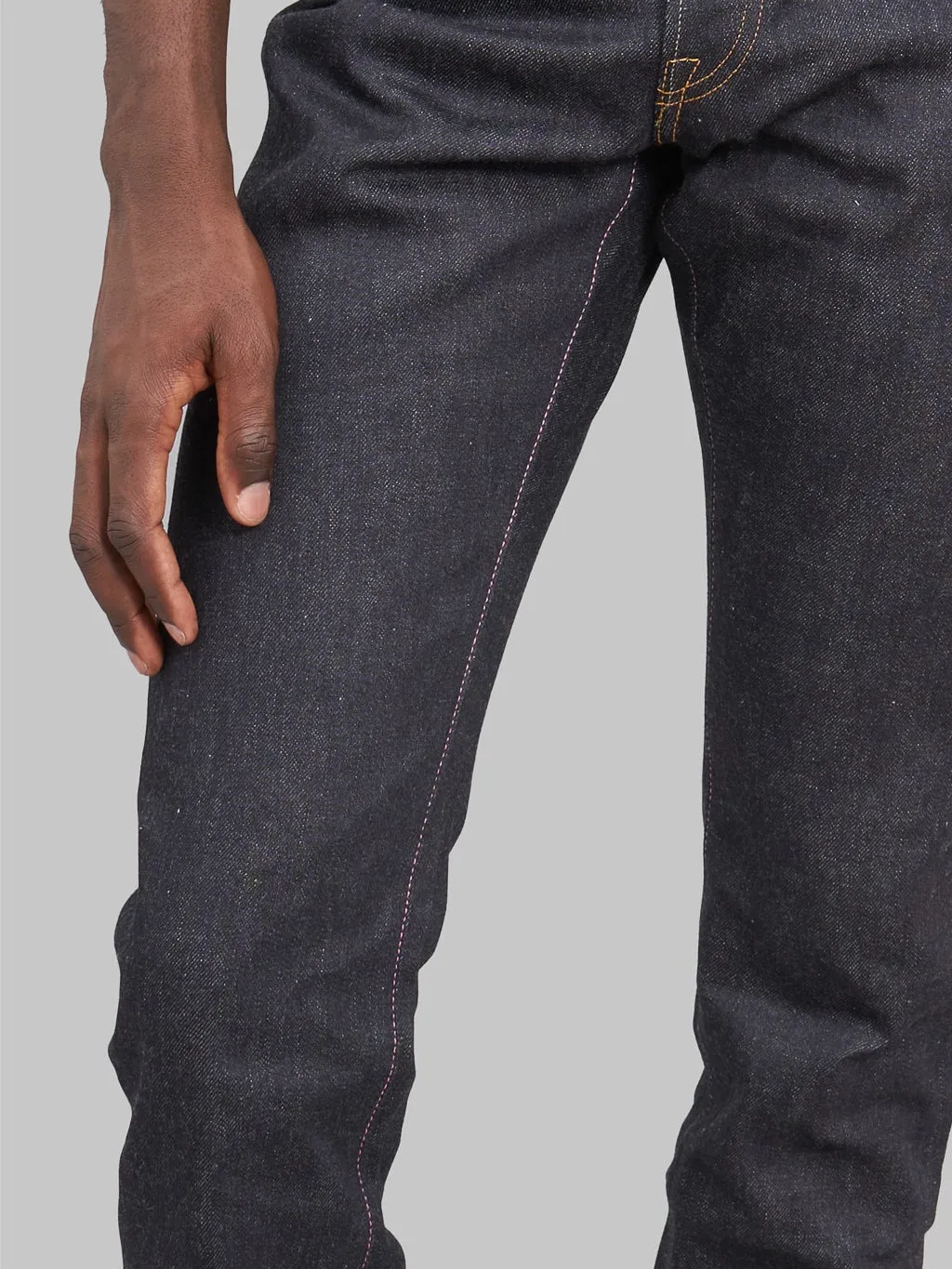 Momotaro 0605-12 12oz Natural Tapered Jeans