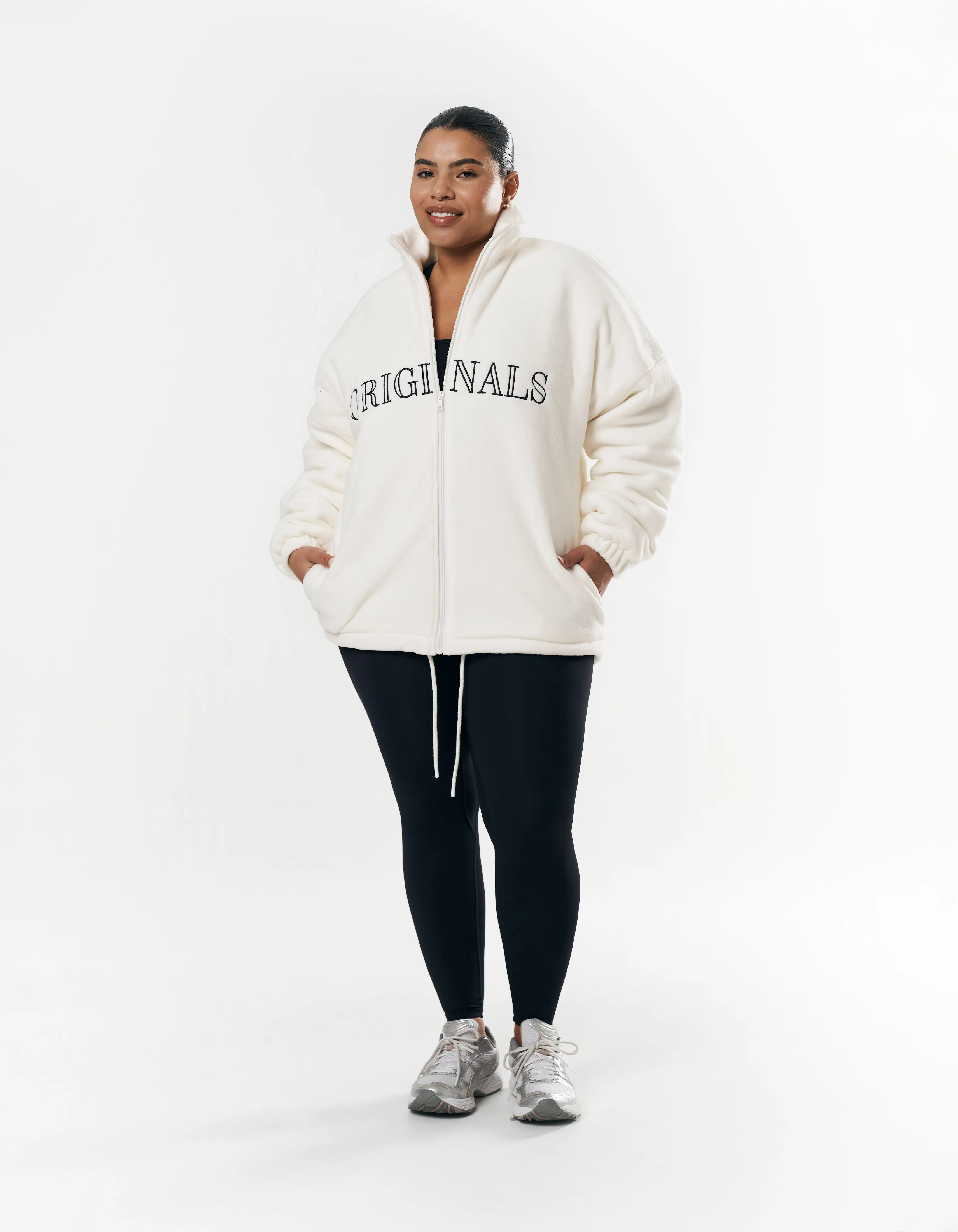 Originals Polar Fleece Jacket- White