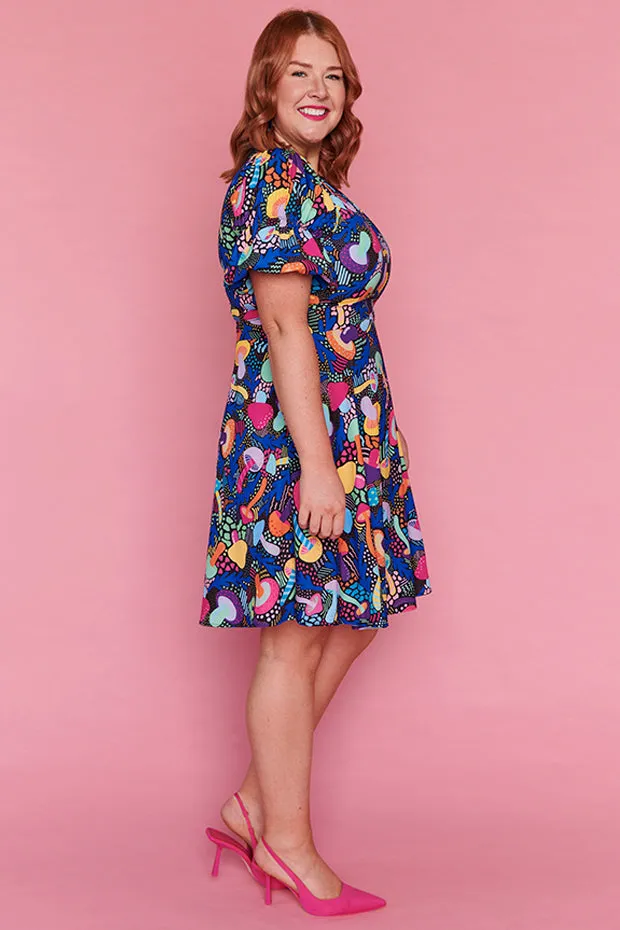 Parker Rainbow Shrooms Dress