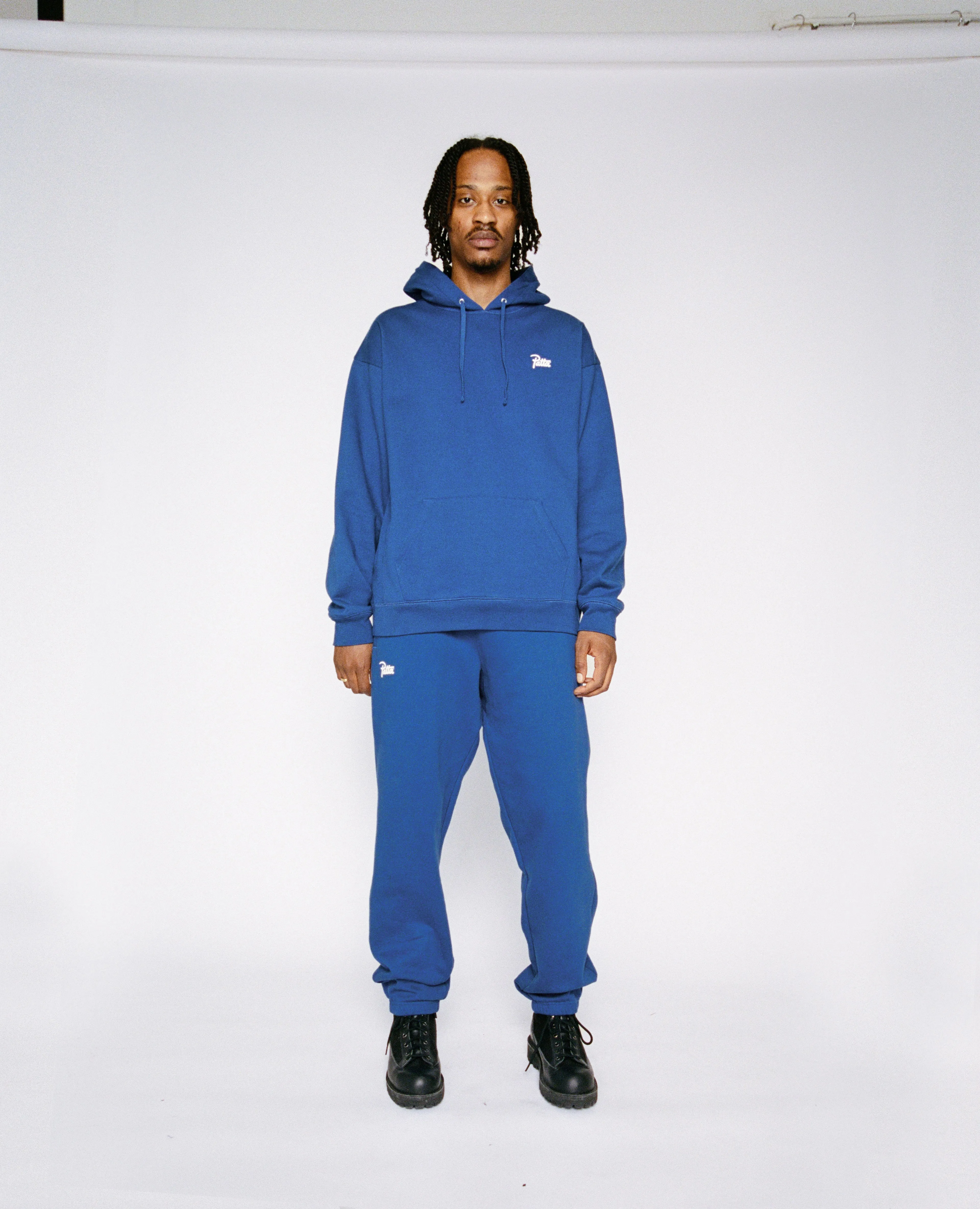 Patta Basic Hooded Sweater (Monaco Blue)