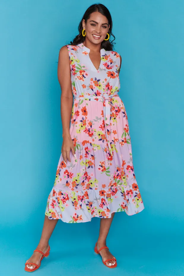 Paxton Mixed Cherry Blossom Dress