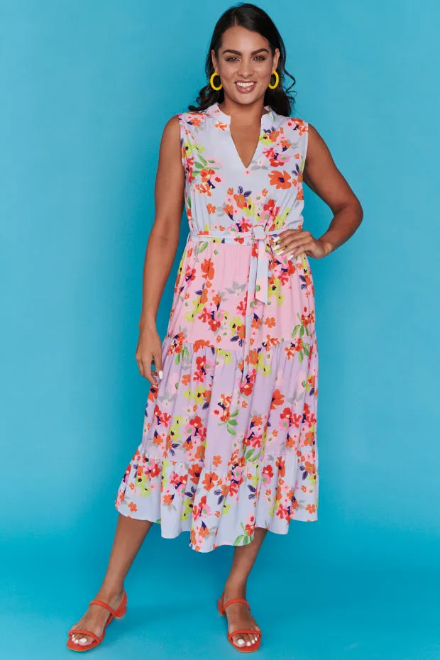 Paxton Mixed Cherry Blossom Dress