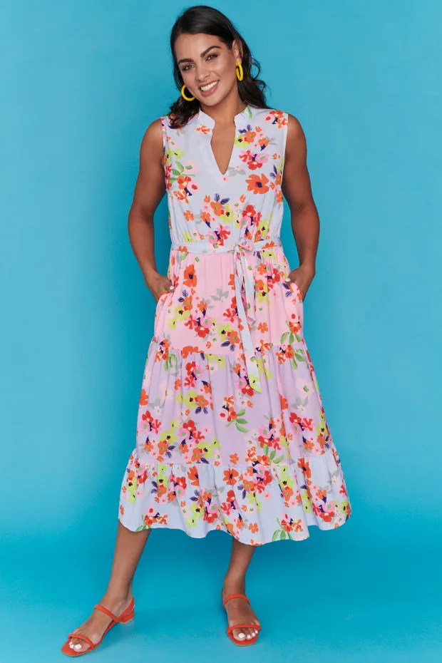 Paxton Mixed Cherry Blossom Dress