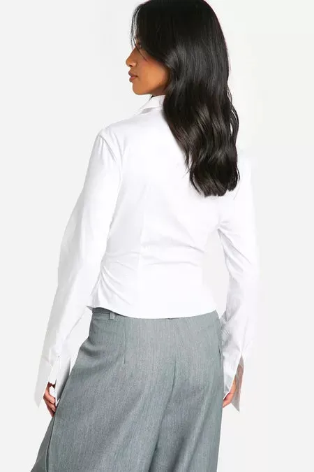 Petite Contour Ruched Shirt