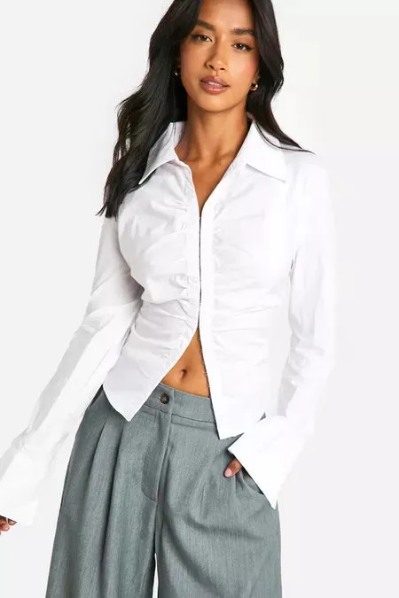 Petite Contour Ruched Shirt