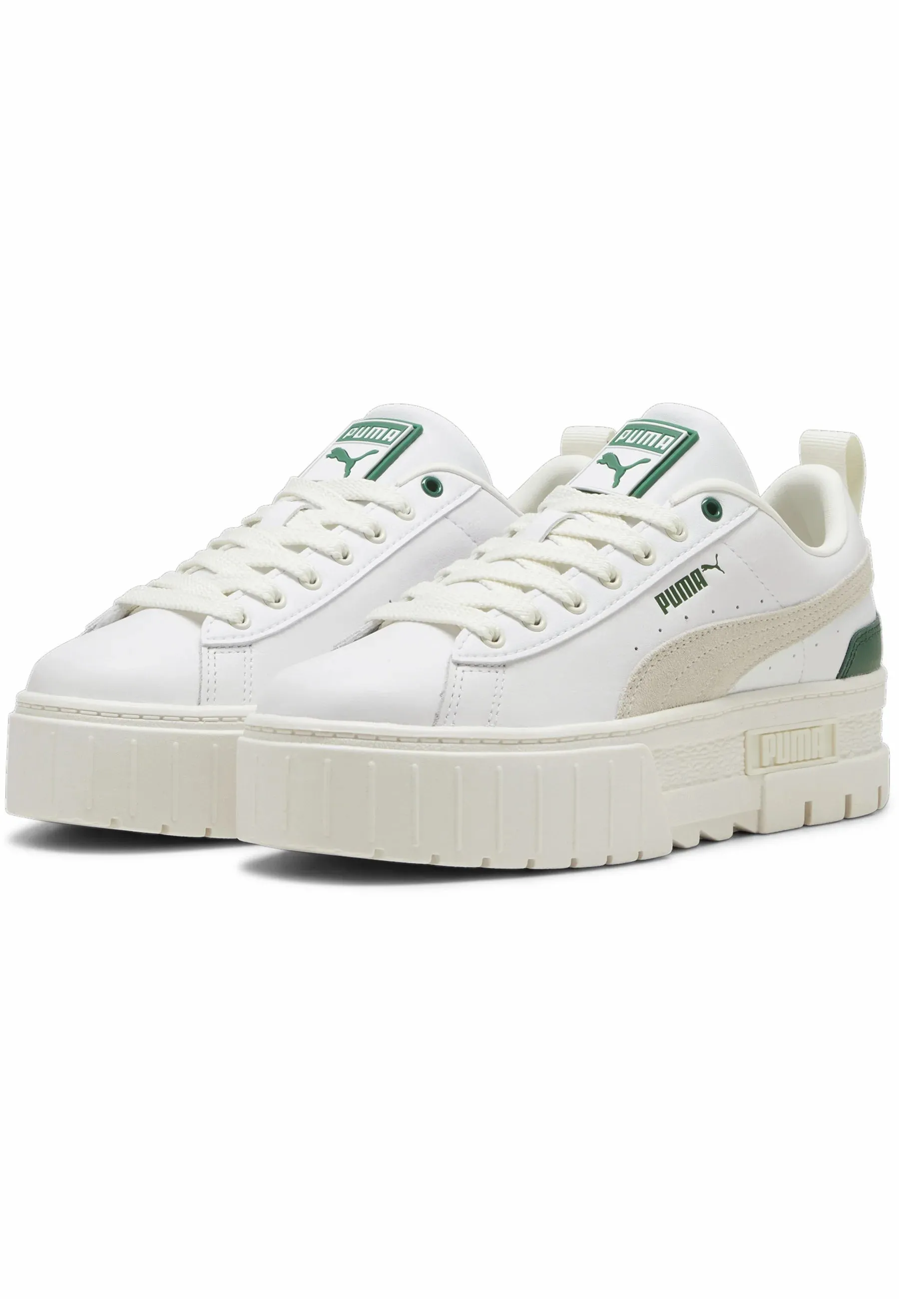 Puma - Mayze Leather White/Green