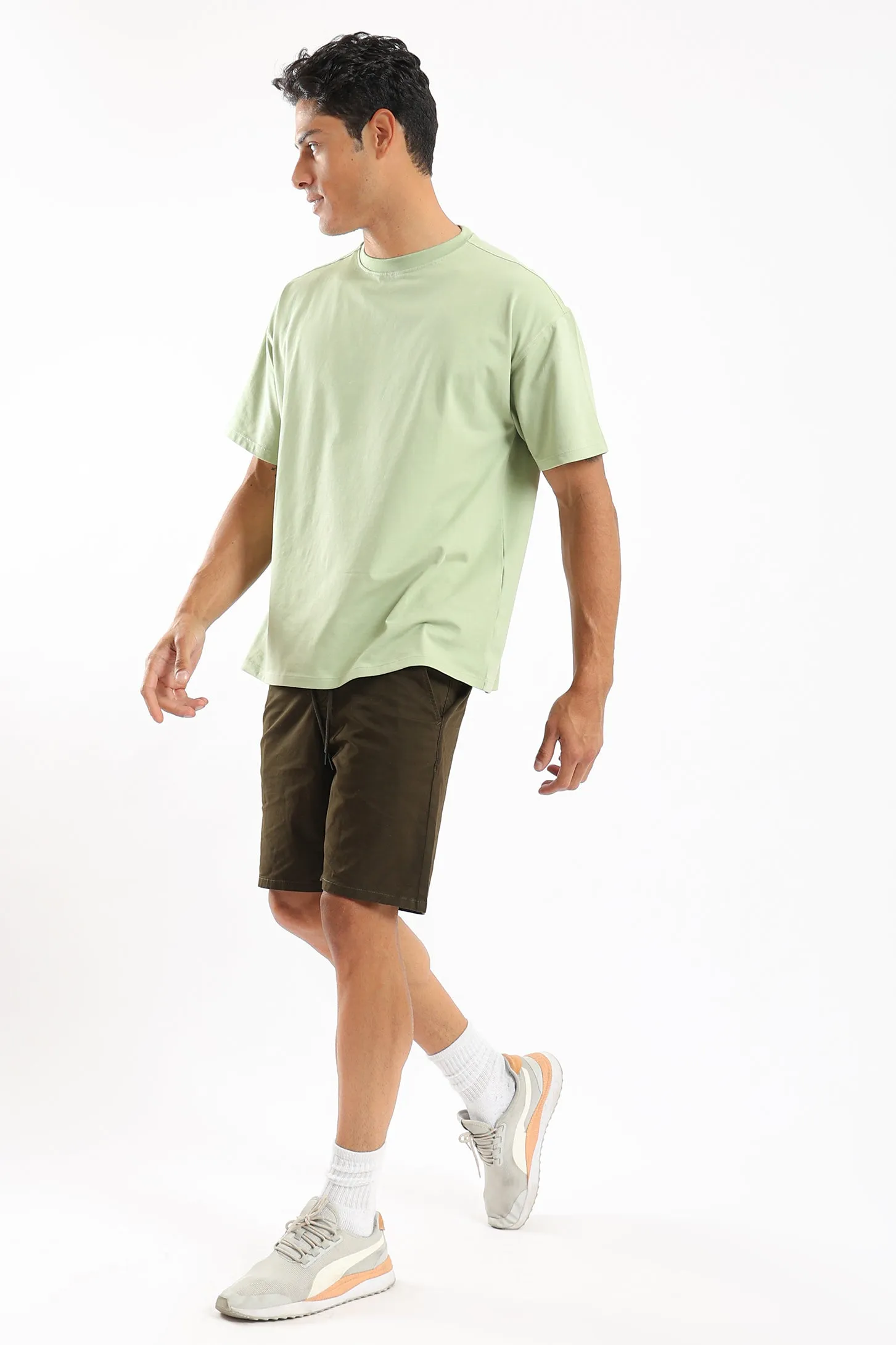 PURE COMFORT OVERSIZED TEE - GREEN