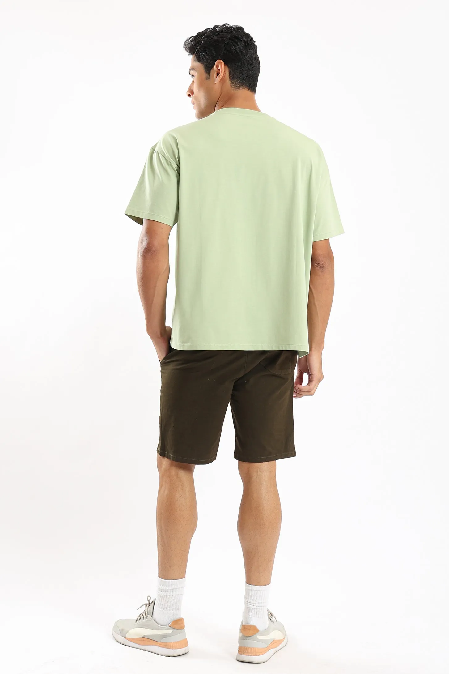 PURE COMFORT OVERSIZED TEE - GREEN