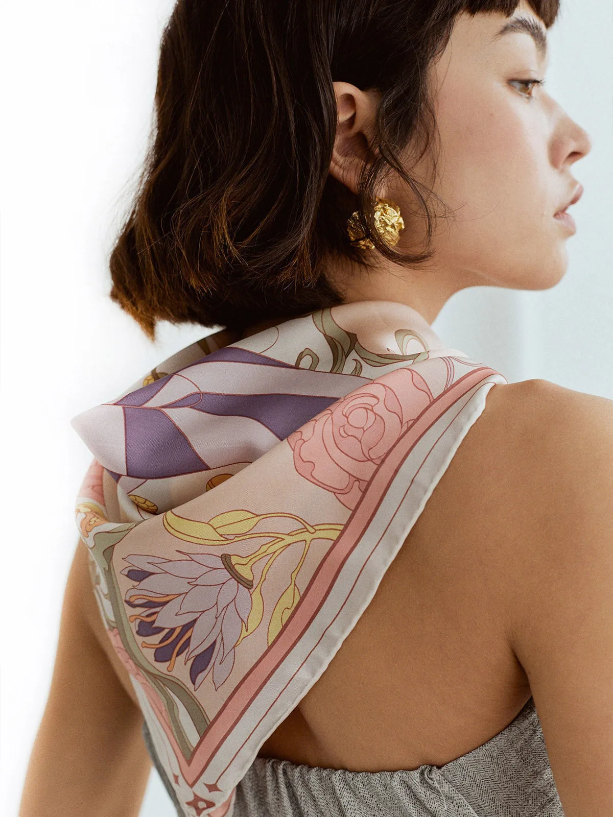 "The Dreamer" Bandana Silk Scarf