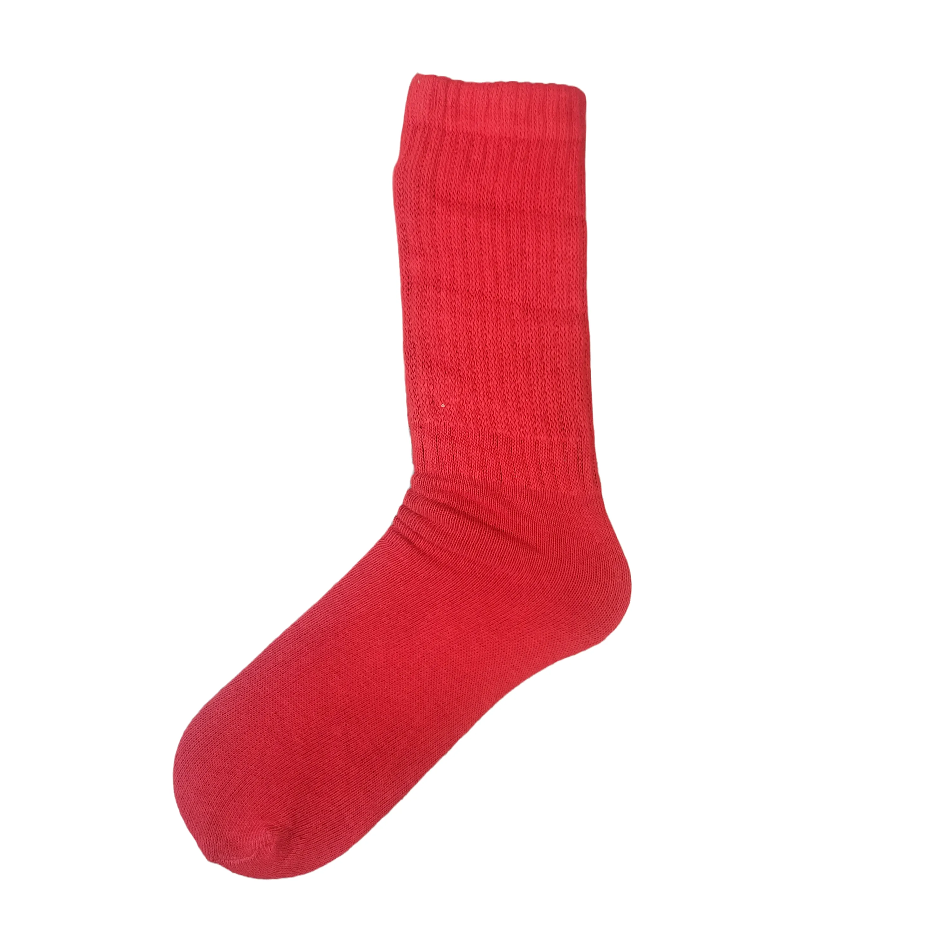 Red Slouch Socks